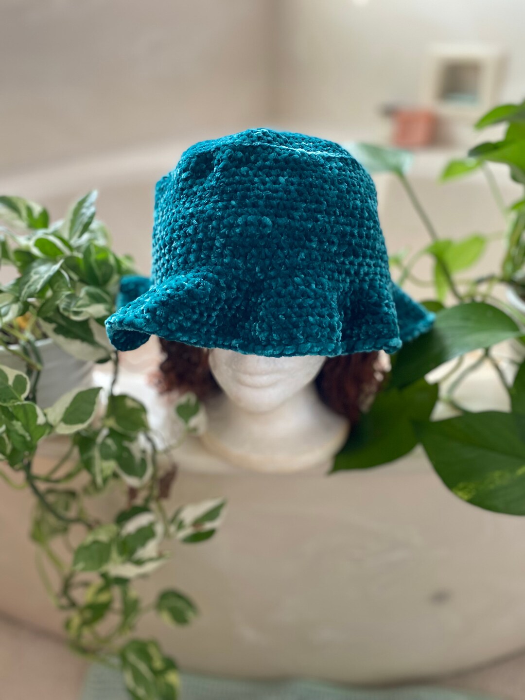 Velvet Bucket Hat Etsy