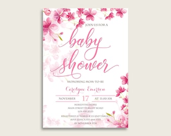 blossom invitation etsy