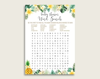 tropical word search etsy
