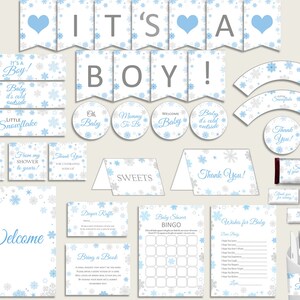 Decorations Baby Shower Decorations Snowflake Baby Shower Decorations Blue Gray Baby Shower Snowflake Decorations baby shower idea NL77H