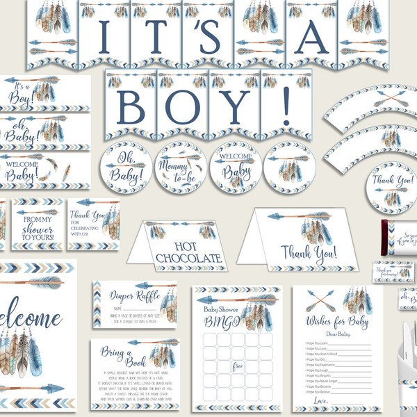 Tribal Baby Shower - Etsy