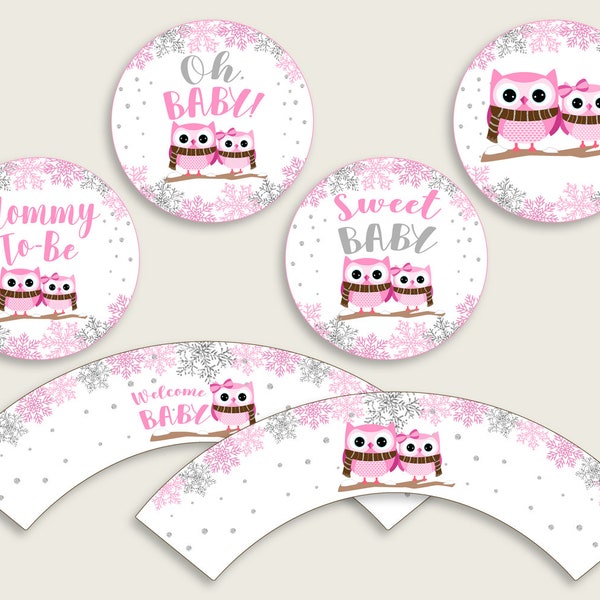 Owl Cupcake Toppers - Etsy