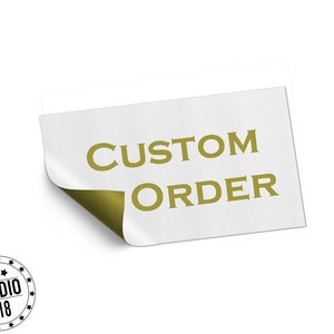 Custom Order, Personalized Order, Order by Request - upgrade shipping