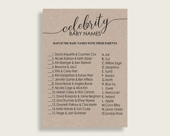 Celebrity Baby Names Baby Shower Celebrity Baby Names Kraft Baby Shower Celebrity Baby Names Baby Shower Kraft Celebrity Baby Names ZOVMD Il_570xn