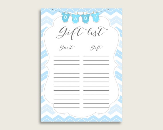 Baby Shower Gift List Printable Suzen Rabionetassociats Com Baby Shower Gift List Printable Suzen Rabionetassociats Com