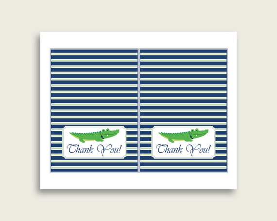 Baby shower PLACE CARDS or FOOD TENTS editable printable with green  alligator and blue color theme for boy, instant download - ap002