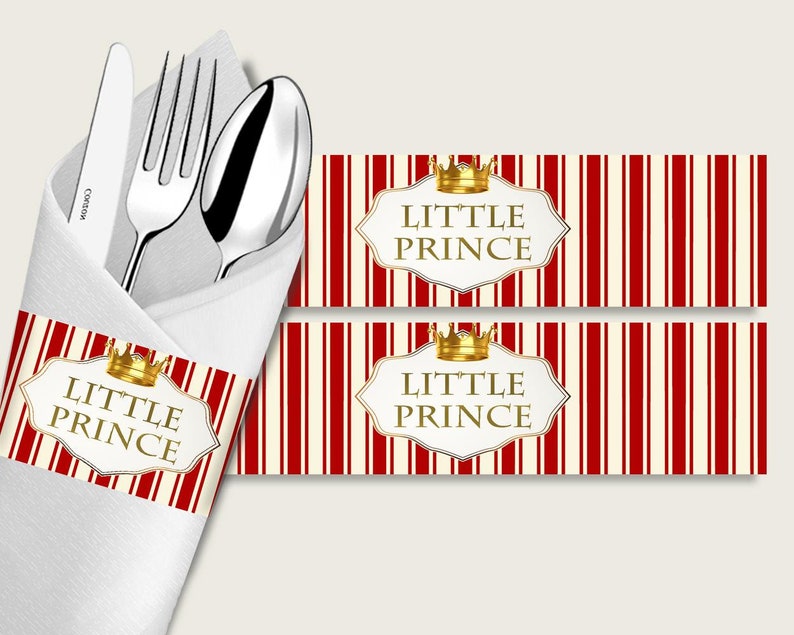 Napkin Rings Baby Shower Napkin Rings Prince Baby Shower Etsy
