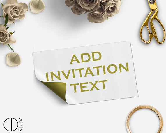 Add On listing only for edit invitation text - digital file Il_570xn