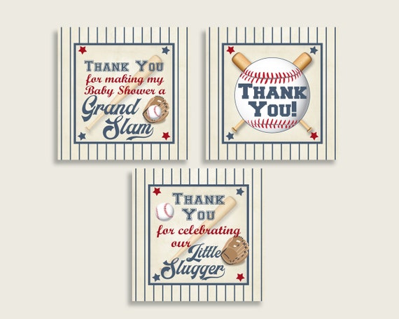 Baseball Little one Shower Sq. Thank Oneself Tags 2 inch Printable photograph relating to Baby Shower Gift Tags Printable referred to as Baseball Child Shower Sq. Thank Your self Tags 2 inch Printable