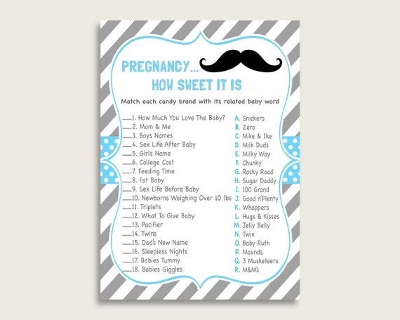 Elephant Baby Shower Games Printable Pack, Blue Grey Baby Shower Games –  Studio 118