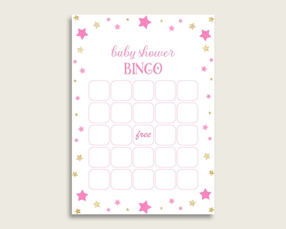 Crimson Gold Little one Shower Bingo Blank Recreation Printable, Twinkle Star Child Shower Woman Bingo Blank Playing cards, Bingo Present Opening Activity, Lovable Famous people bsg01 photograph about Free Printable Baby Shower Bingo titled Crimson Gold Boy or girl Shower Bingo Blank Sport Printable, Twinkle Star Kid Shower Woman Bingo Blank Playing cards, Bingo Present Opening Activity, Lovable Superstars bsg01