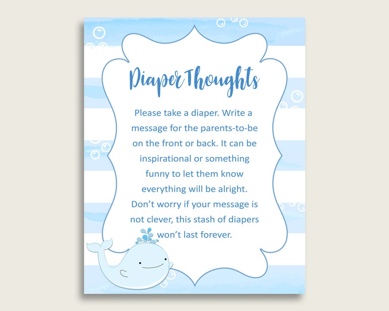Whale Youngster Shower Diaper Questions Printable, Boy Blue White Late Evening Diaper Indicator, Phrases For Wee Several hours, Publish Upon Diaper Concept, Indication wbl01 picture relating to Words for the Wee Hours Free Printable called Whale Youngster Shower Diaper Intellect Printable, Boy Blue White Late Evening Diaper Indication, Text For Wee Hrs, Create Upon Diaper Concept, Indicator wbl01