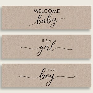 Etichette per bottiglie Etichette per bottiglie per baby shower Etichette per bottiglie per baby shower Kraft Etichette per bottiglie per baby shower Kraft Marrone Nero unisex rustico ZOVMD