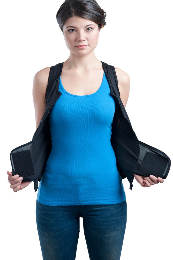 Back Pain Relief Tank Top With Hot/cold Pack in Back Brace