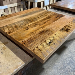 Rough Hewn Oak Table Top