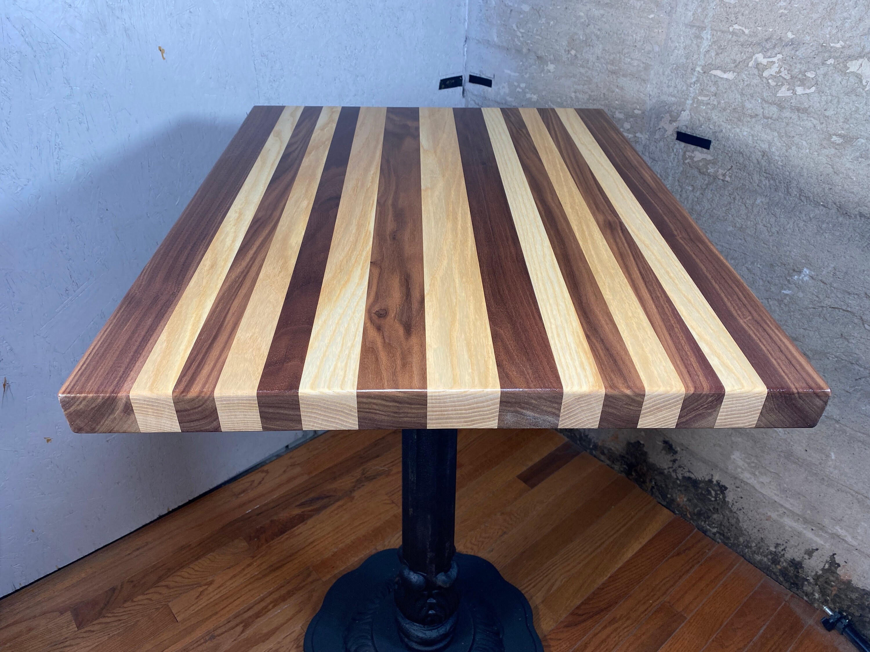Ash/walnut Plank Table Top Etsy