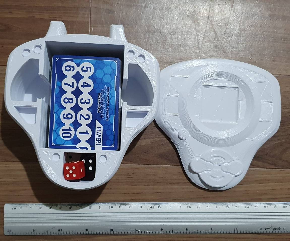 Digimon TCG Digivice DARK Tamers Deck Case 3D Printed Etsy