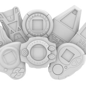 Op Digimon geïnspireerde TCG-deckcase - STL digitaal bestand - 1 ontwerp per betaling