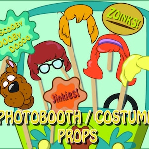 Mystery Doo Photo Booth Props