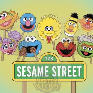 Character Street Photo Booth Props