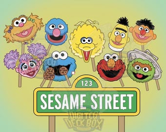 Character Street Photo Booth Props