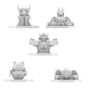 Digimon Frontier Inspired Human Spirits - Digimon Frontier 4.0 Full Set- 3D Printed Model STL files