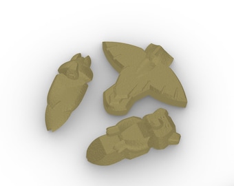 Brother Bear  Inspired Animal Spirit Totems - DIGITAL STL File Download