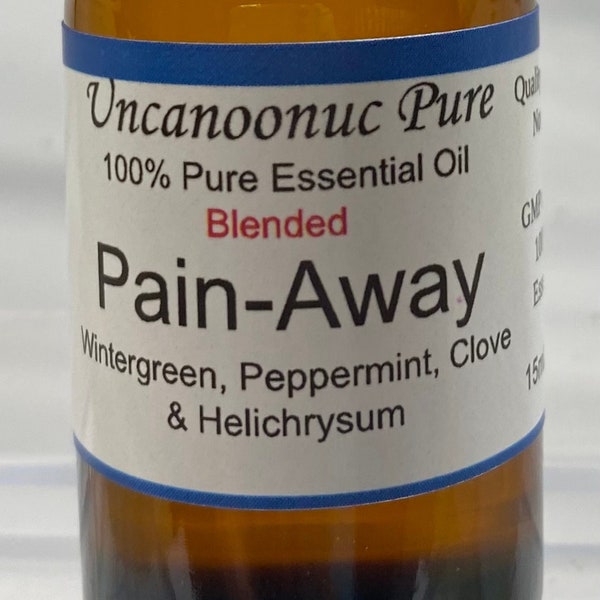 Pain-Away 100% Pure Essential Oils Blended Synergy Blend 15ml