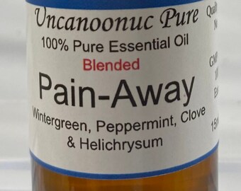 Pain-Away 100% Pure Essential Oils Blended Synergy Blend 15ml