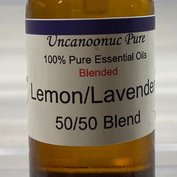 Lemon/Lavender 50/50 blend 100% Pure Essential Oil 15mL