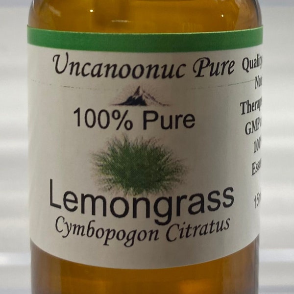 Lemongrass 100% Pure Essential Oil 15mL