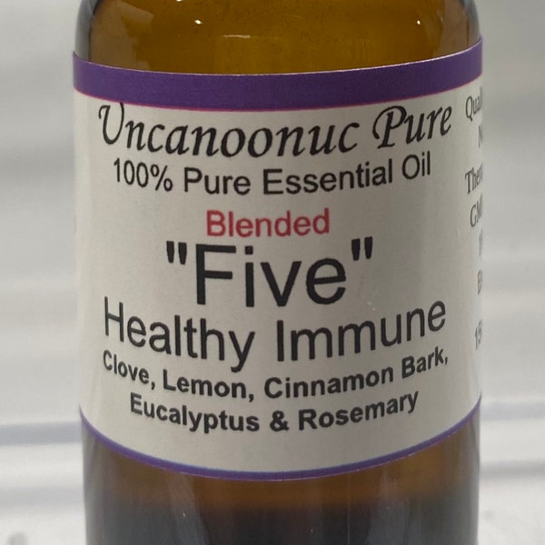 Five Healthy Immune- Thieves Oil Blend -100% Pure Essential Oil