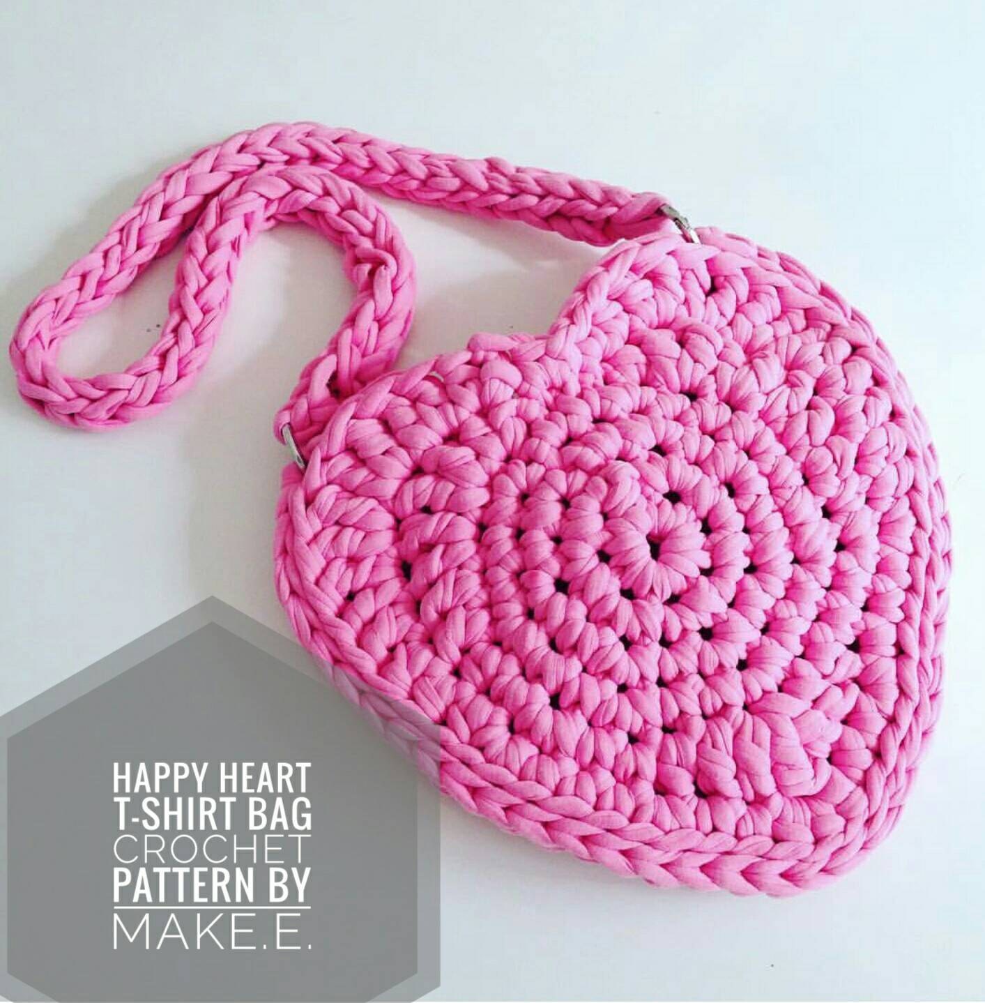 crochet heart purse pattern