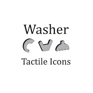 Washer Tactile Stickers