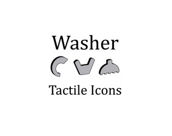 Washer Tactile Stickers