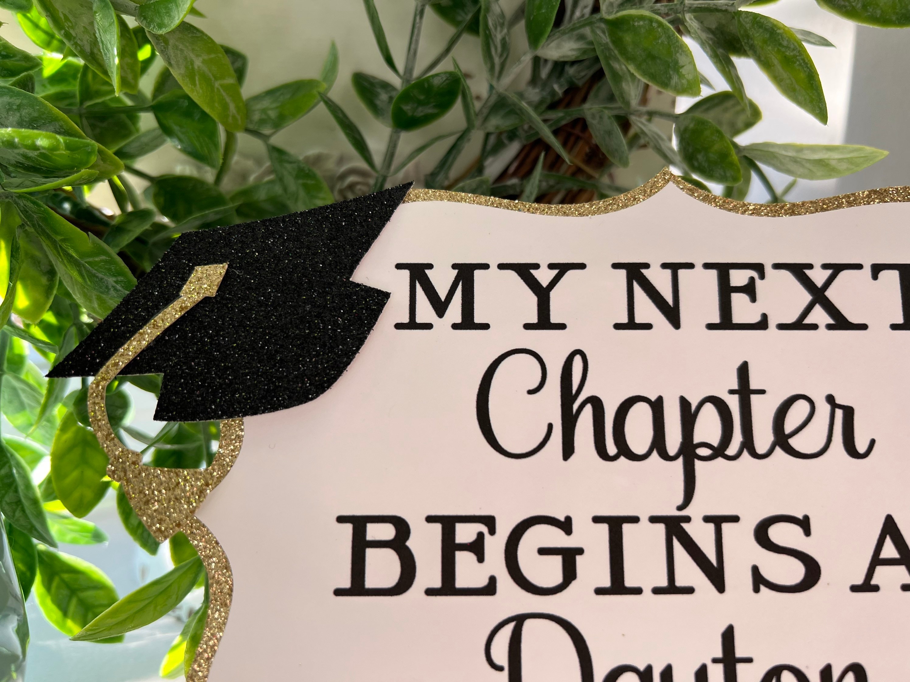 My Next Chapter Starts at - Graduation Table Sign - Graduation ...