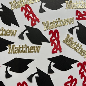 Graduation Party Decoration 2024,Graduation Confetti, Graduation Personalize with your Name Confetti, Personalized Name Confetti