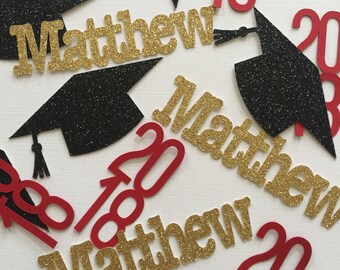 Graduation Party Decoration 2018, Graduation Confetti, Graduation Personalize with your Name Confetti, Personalized Name Confetti