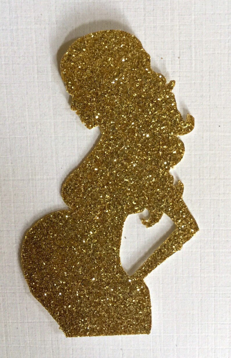 Ready to Pop Confetti Pregnant Lady Baby Shower confetti 30 CT.