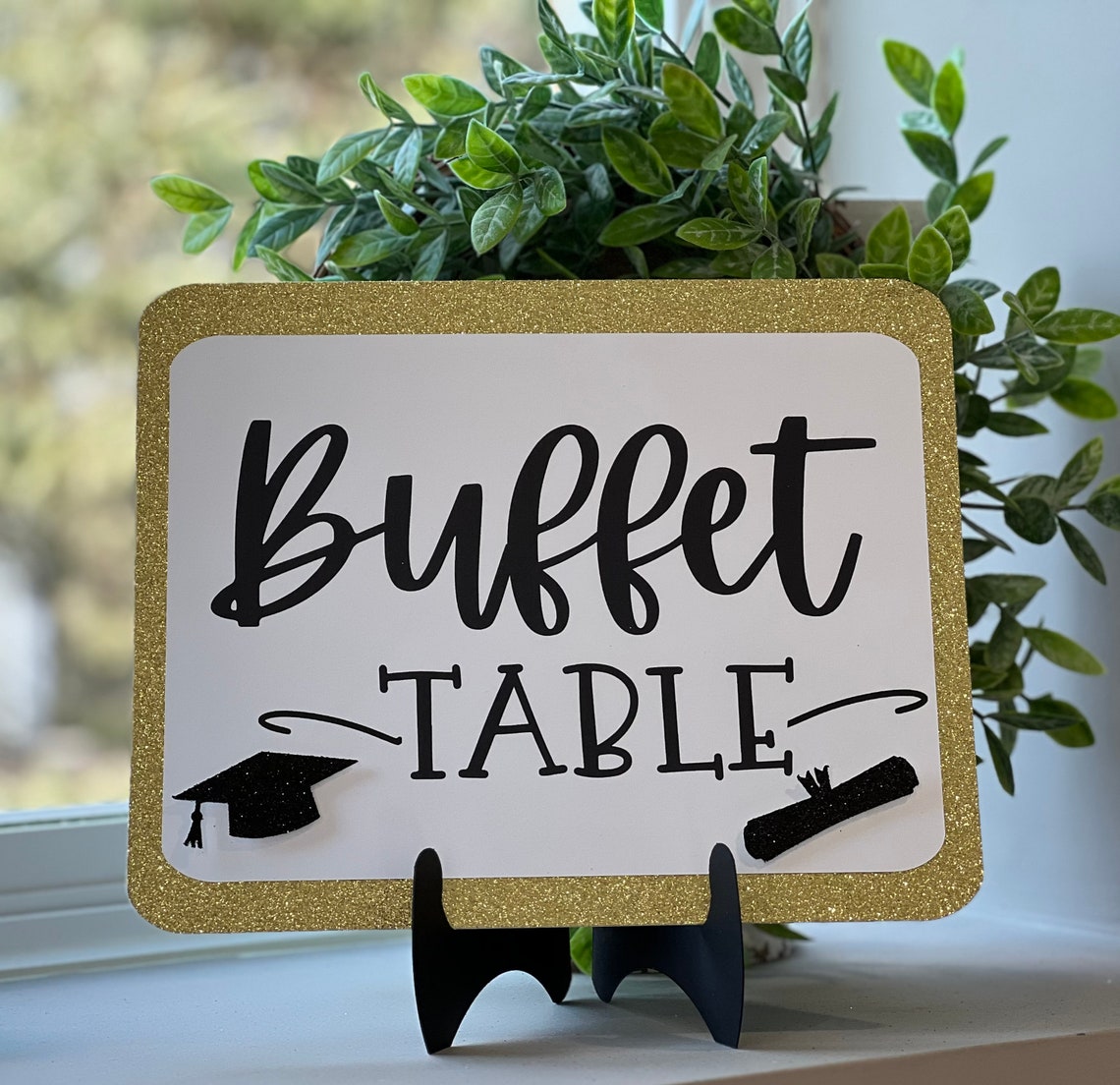 Buffet Sign - Graduation Idea - 10x8 Sign Graduation - Buffet ...