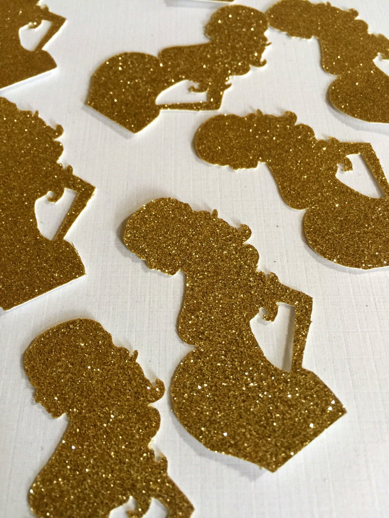 Ready to Pop Confetti Pregnant Lady Baby Shower confetti 30 CT.