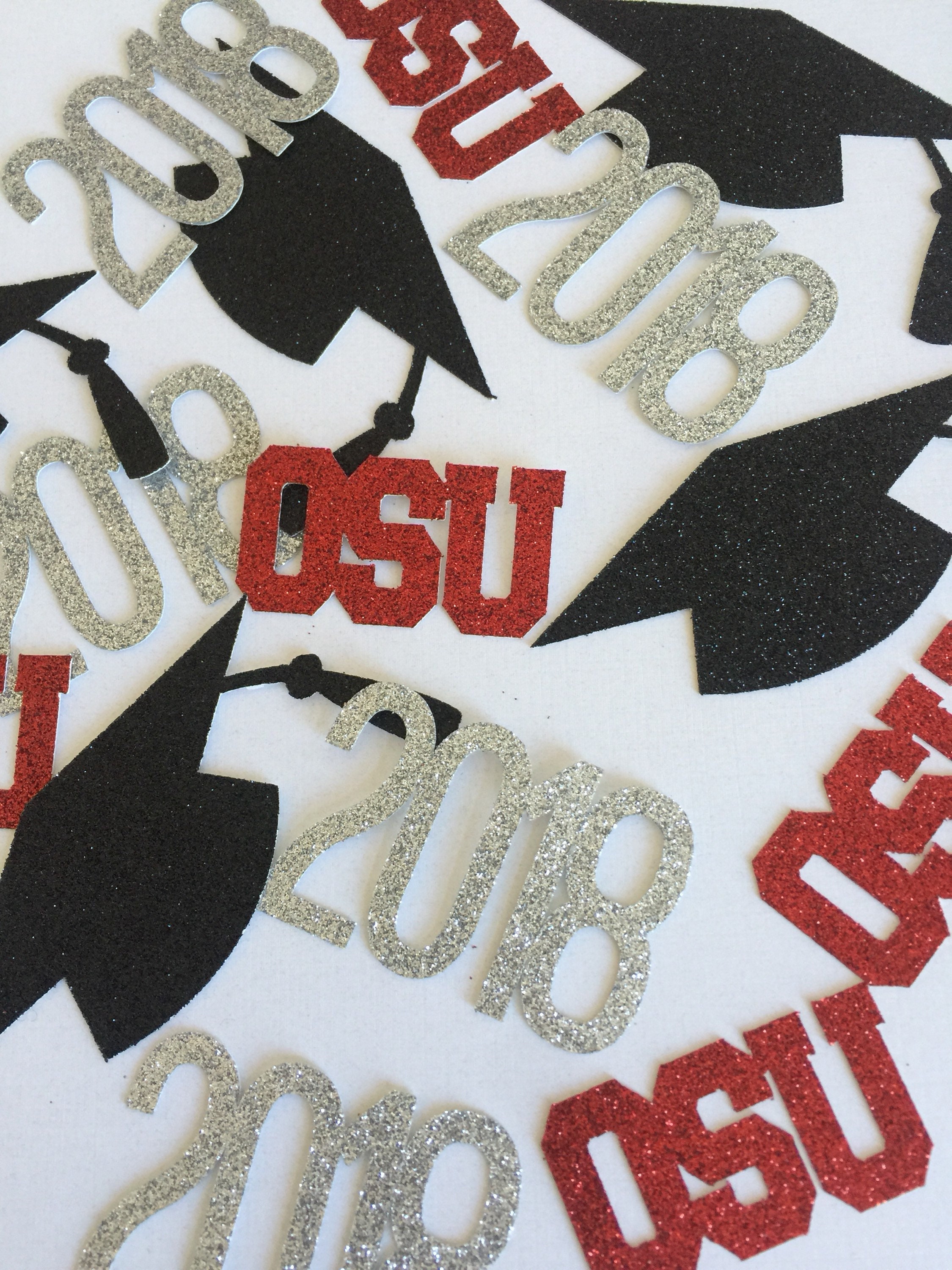 OSU Confetti Ohio State University Graduation Confetti 2018 Etsy