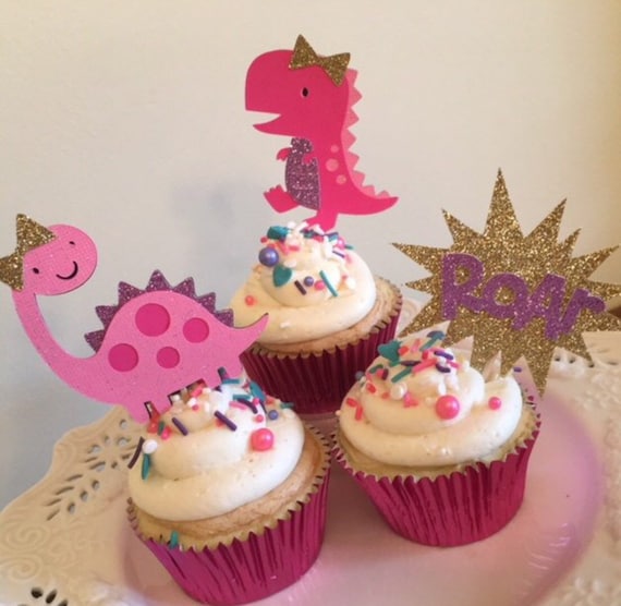 Dinosaurus Cake Toppers, Leuke Dinosaurus Cupcake Toppers Verjaardagstaart Decoratie Voor Baby Shower Kids Verjaardagsfeestje 9 Stks