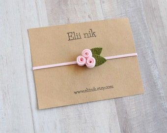 Baby Headband, Baby Girl Flower Headband, baby Flower Headband, Felt Flower Headband, Newborn Headband, Baby Girl Headband, Flower Headband