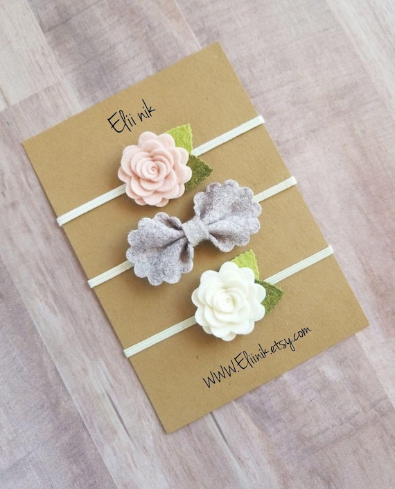 felt baby headband