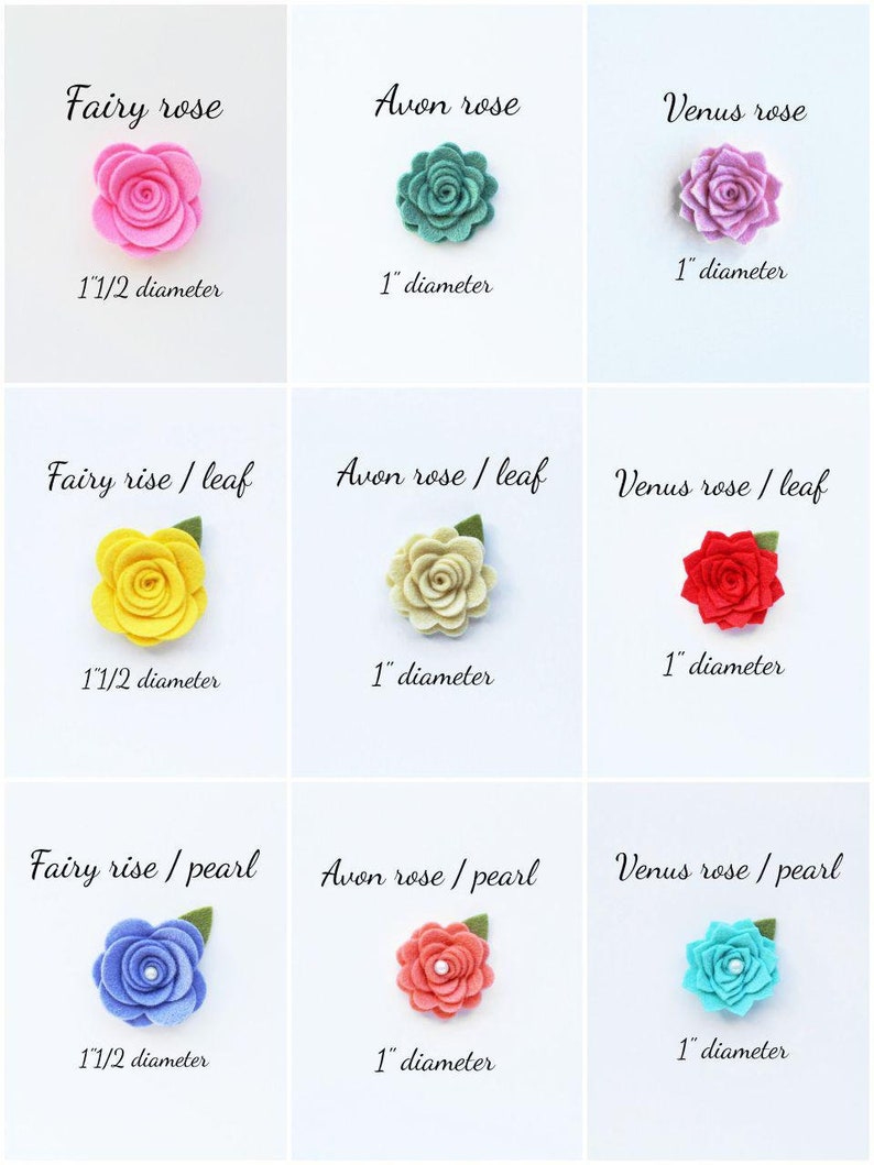 flower headband felt roses headband Newborn headband baby headband set baby flower headband set Baby headband roses headband set