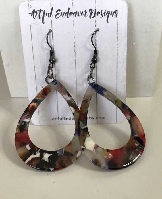 etsy teardrop earrings