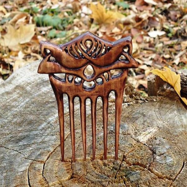 wife gift, bridal party, for mother, hair accessories, wooden hair pin