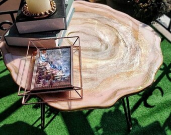 Original resin geode table, exclusive furniture,epoxy resin,coffee table,loft, amethyst,abstract art,Epoxy Console Table,Africa Geode table