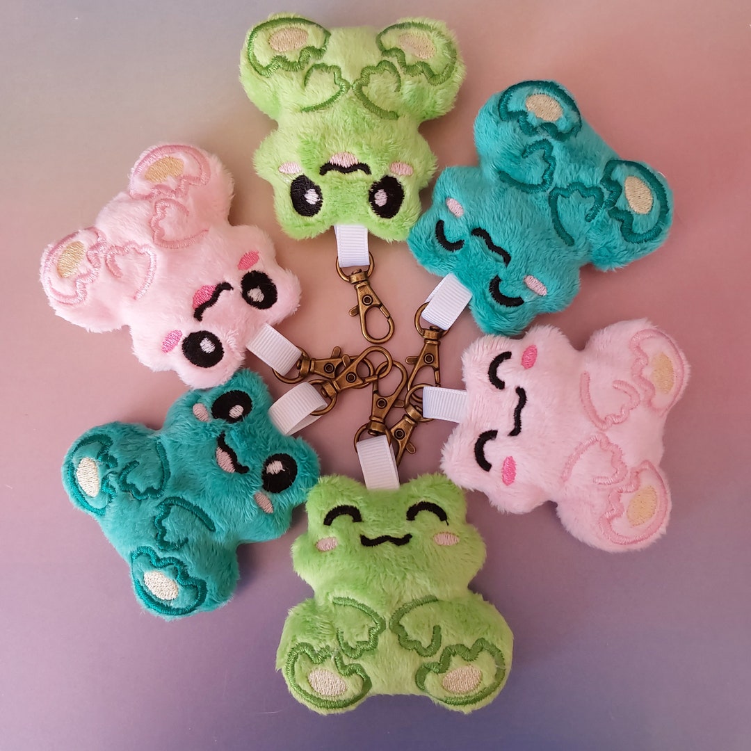 Frog, Friggy, Amphibian, Keychain, Bagcharm, Bad Dangler, Zip Charm - Etsy